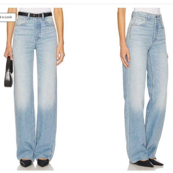 GRLFRND Brooklyn High Rise Straight Jeans 28